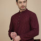 Embroidered Cotton Kurtas ( KO 5099 Purple )