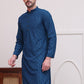 Embroidered Cotton Kurtas ( KO 5099Teal )