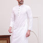 Embroidered Cotton Kurtas ( KO 5099White )