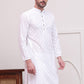 Embroidered Cotton Kurtas ( KO 5099White )