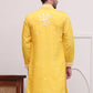 Floral Embroidered Kurtas ( KO 5100Yellow )