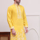 Floral Embroidered Kurtas ( KO 5100Yellow )
