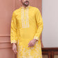 Floral Embroidered Kurtas ( KO 5100Yellow )