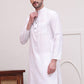 Pure Cotton Solid Kurtas ( KO 5101White )