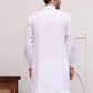 Pure Cotton Solid Kurtas ( KO 5101White )