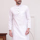 Pure Cotton Solid Kurtas ( KO 5101White )