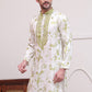 Stone Print With Embroidered kurtas ( KO 5102Green )