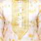 Stone Print With Embroidered kurtas ( KO 5102Yellow )