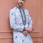 Stone Print With Embroidered kurtas ( KO 5103Blue )