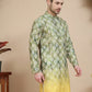 Digital Printed Kurtas for Men ( KO 5104 Green )