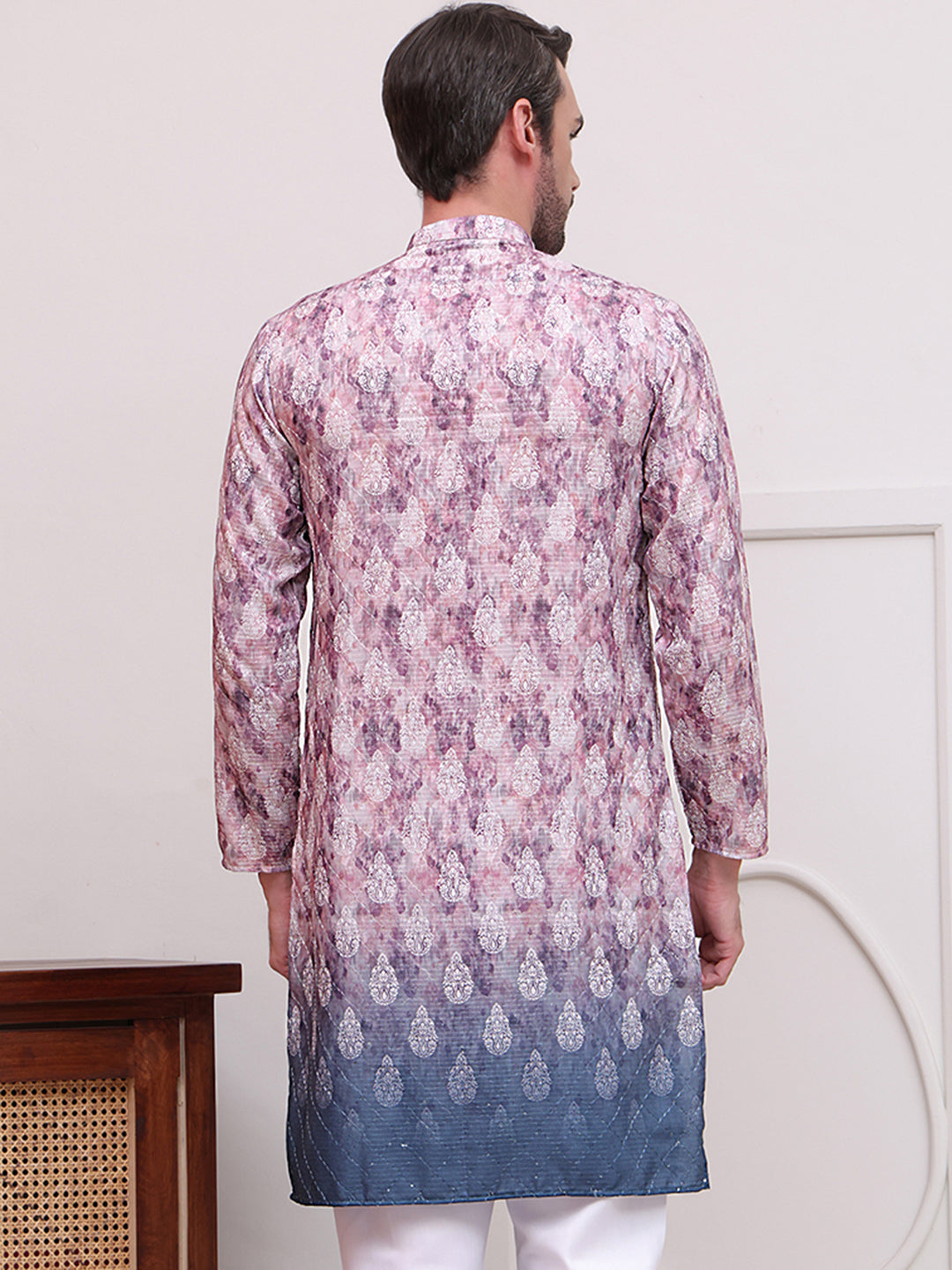 Digital Printed Kurtas ( KO 5104Magenta )