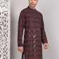 Sequin & Embroidered Kurtas ( KO 5107Coffee )