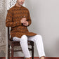 Sequin & Embroidered Kurtas ( KO 5107Mustard )