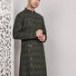 Sequin & Embroidered Kurtas ( KO 5107Olive )