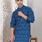 Sequin & Embroidered Kurtas ( KO 5107Peacock )
