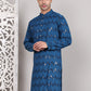 Sequin & Embroidered Kurtas ( KO 5107Peacock )