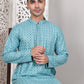 Viscose Sequins and Embroidered Kurtas for Men ( KO 5108Blue )