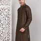 Viscose Sequins and Embroidered Kurtas for Men ( KO 5108Mehndi )