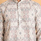Chikankari Embroidered & Printed Kurtas. ( KO 5109Off-White )