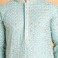 Embroidered Viscose Kurtas For Men ( KO 5110Sky )