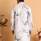 Marble Printed Sequin Cotton Kurtas. ( KO 5112Blue )