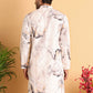 Marble Printed Sequin Cotton Kurtas. ( KO 5112Brown )