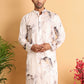 Marble Printed Sequin Cotton Kurtas. ( KO 5112Brown )