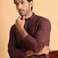 Sequins & Embroidered Viscose Kurtas For Men. ( KO 5113Purple )