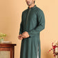 Sequins & Embroidered Viscose Kurtas For Men. ( KO 5113Sea-Green )