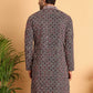 Embroidered Viscose Kurtas For Men ( KO 5120Peach )