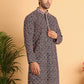 Embroidered Viscose Kurtas For Men ( KO 5120Peach )