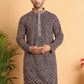 Embroidered Viscose Kurtas For Men ( KO 5120Peach )