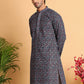 Embroidered Viscose Kurtas For Men ( KO 5121Multi )