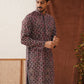 Embroidered Viscose Kurtas For Men ( KO 5122Peach )