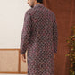 Embroidered Viscose Kurtas For Men ( KO 5122Peach )
