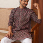Embroidered Viscose Kurtas For Men ( KO 5122Peach )