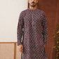 Embroidered Viscose Kurtas For Men ( KO 5122Peach )