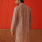 Embroidered & Printed Kurtas For Men ( KKO 5124Brown )