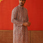 Embroidered & Printed Kurtas For Men ( KKO 5124Brown )