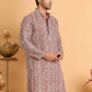 Embroidered & Printed Kurtas For Men ( KO 5124Brown )