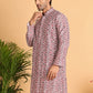 Embroidered & Printed Kurtas For Men ( KO 5124Maroon )