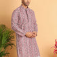 Embroidered & Printed Kurtas For Men ( KO 5124Maroon )