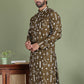 Embroidered Silk Blend Straight Kurtas. ( ko 5126Mehndi )