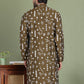 Embroidered Silk Blend Straight Kurtas. ( ko 5126Mehndi )