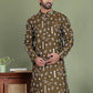 Embroidered Silk Blend Straight Kurtas. ( ko 5126Mehndi )