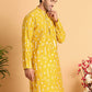 Embroidered Silk Blend Straight Kurta. ( KO 5126Mustard )
