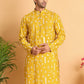 Embroidered Silk Blend Straight Kurta. ( KO 5126Mustard )