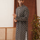 Embroidered Kurtas For Men ( KO 5127Black )
