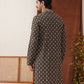 Embroidered Kurtas For Men ( KO 5127Black )