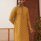 Embroidered Kurtas For Men ( KO 5127Mustard )